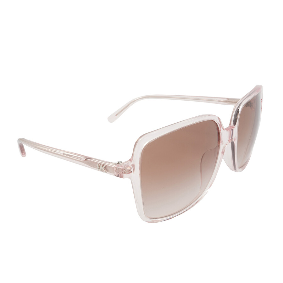 Michael Kors Brown Pink Gradient Square Ladies Sunglasses MK2098U