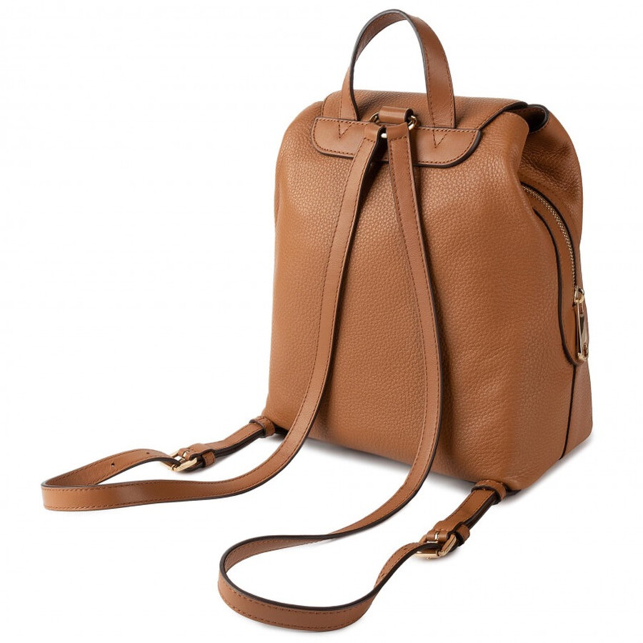 raven medium pebbled leather backpack