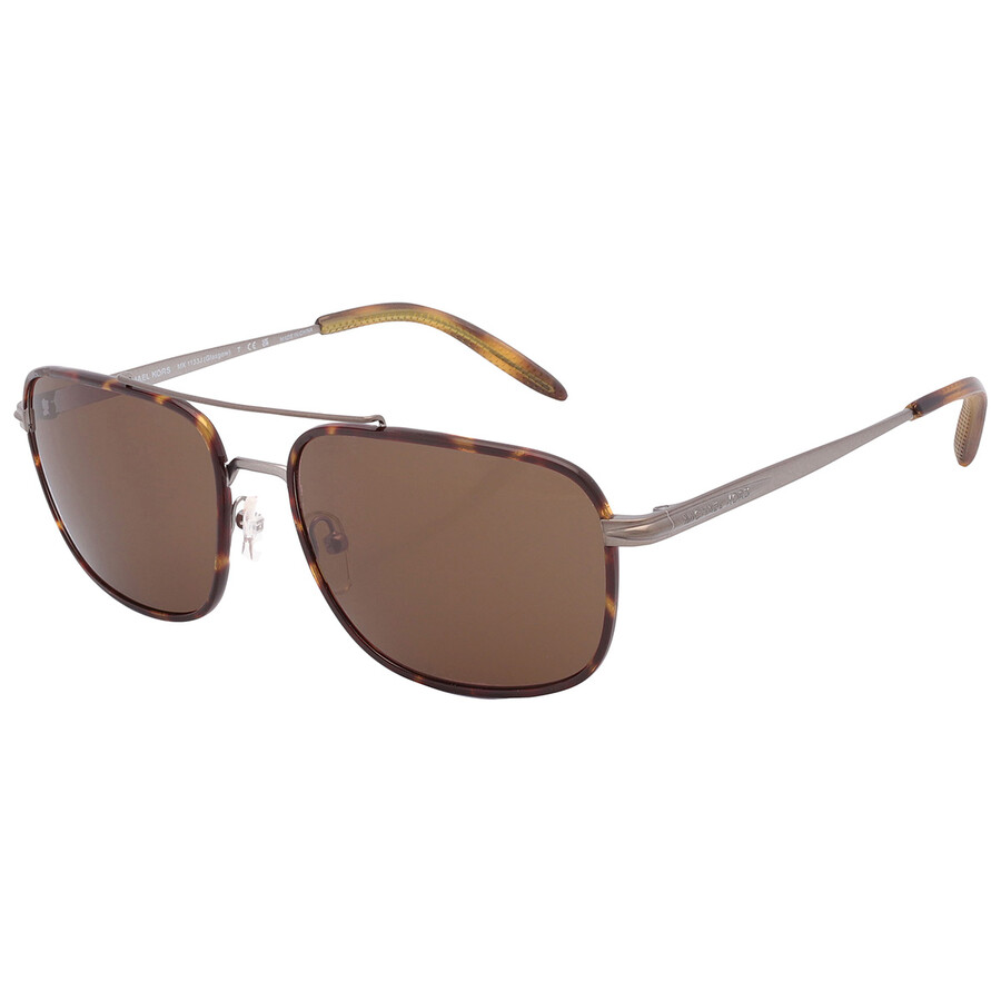 Michael Kors Glasgow Dark Brown Navigator Men's Sunglasses MK1133J