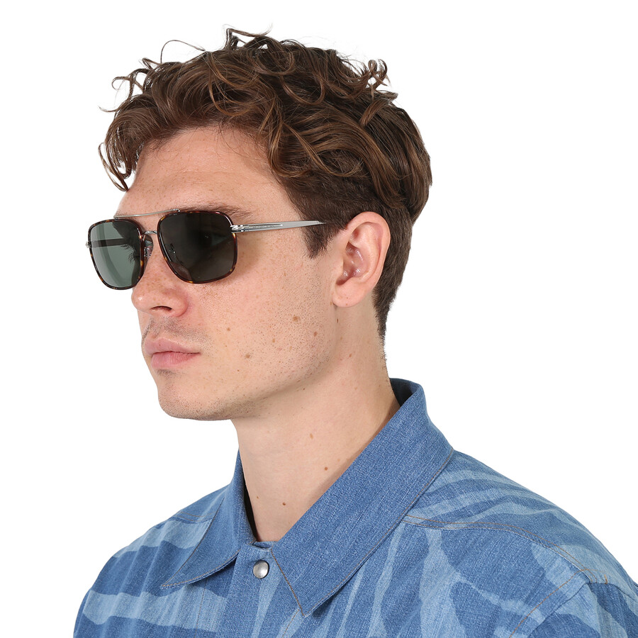 Michael Kors Glasgow Green Rectangular Men's Sunglasses MK1133J 101482