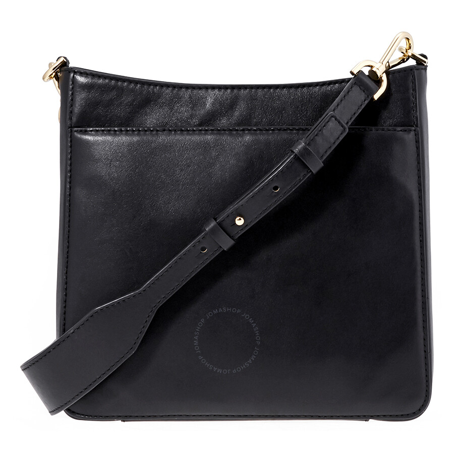 Michael Kors Gloria Leather Messenger Bag Black 30F8GG0M2L001