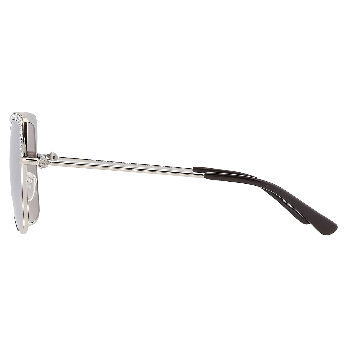 Michael Kors Greenpoint Silver Mirror Square Ladies Sunglasses 