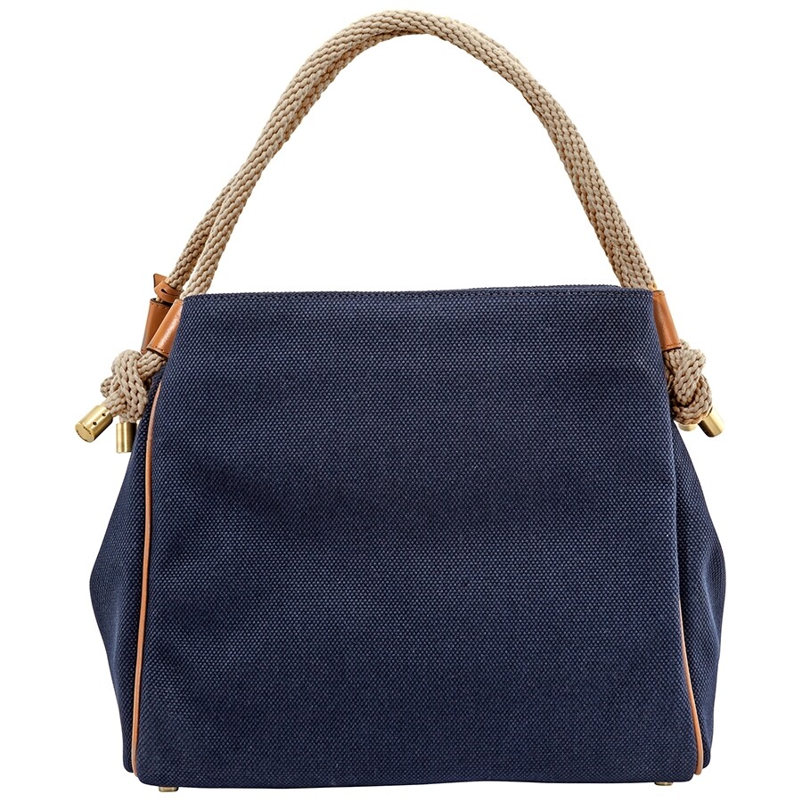 Michael Kors Isla Large Canvas Shoulder Bag Admiral 30H8BZWT3C414
