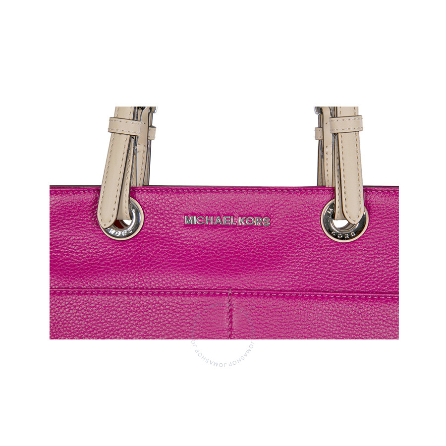 Michael Kors Jet Set Bedford Top Zip Tote Fuschia Pink 30H4SBFT6L670