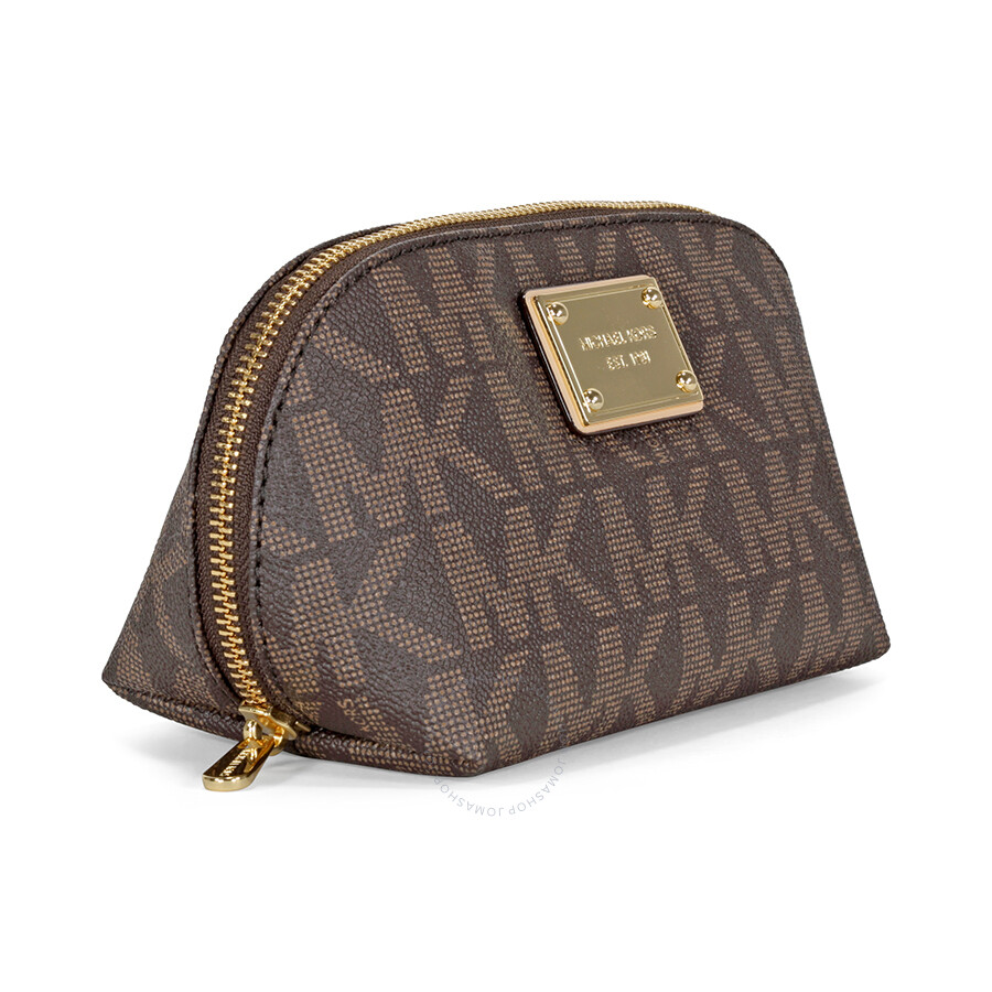 Michael Kors Jet Set Large Travel Pouch Brown 32F4GJSM3B 888235527277