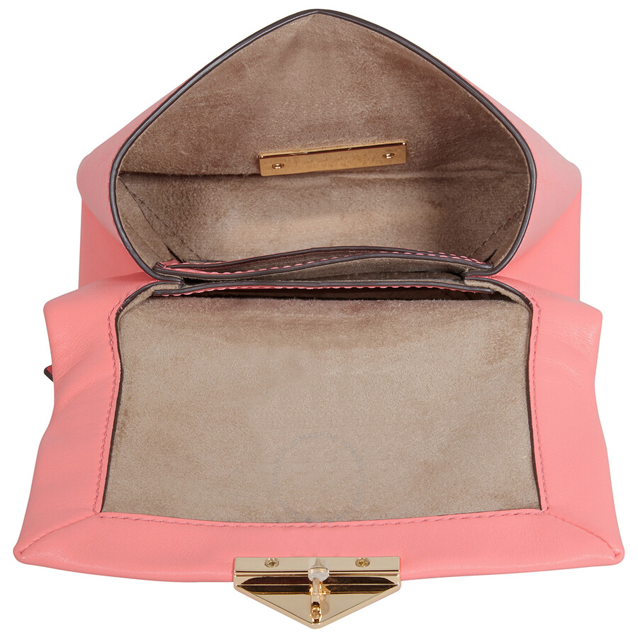 Michael Kors Ladies Cece Extra Small Leather Crossbody Bag Tea Rose