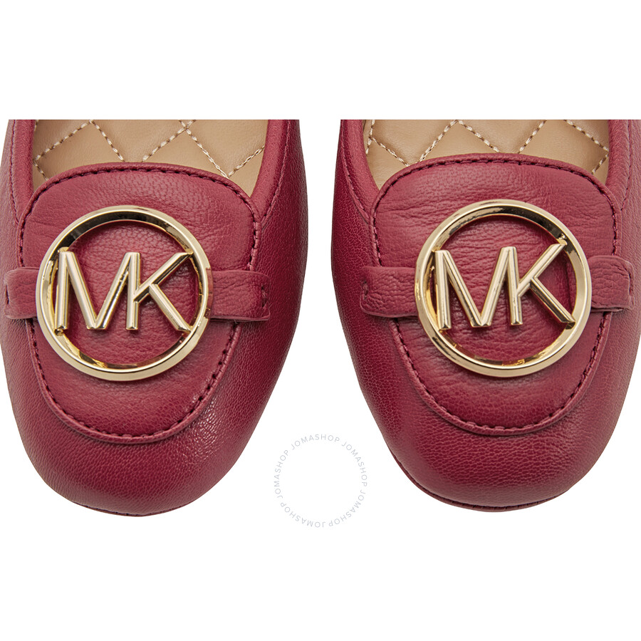 Michael kors leather moccasin clearance