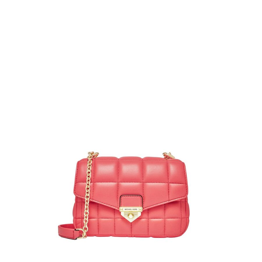 Michael Kors Ladies SoHo Dahlia Small Quilted Leather Shoulder Bag 30H0L1SL1T649 196163320267