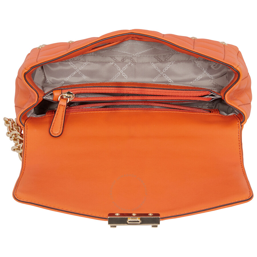 Michael Kors Ladies SoHo Large Studded Quilted Leather Shoulder Bag