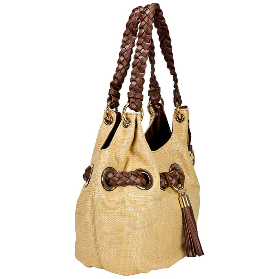 Michael Kors Large Grommet Shoulder Bag in Mocha MK30S2GBGL3W173