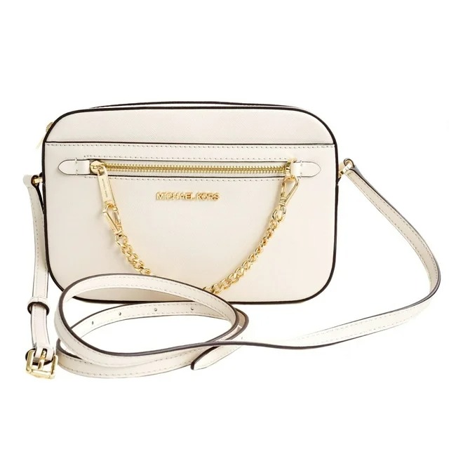 Michael Kors Large Saffiano Leather Jet Set Crossbody Bag 35S1GTTC7L