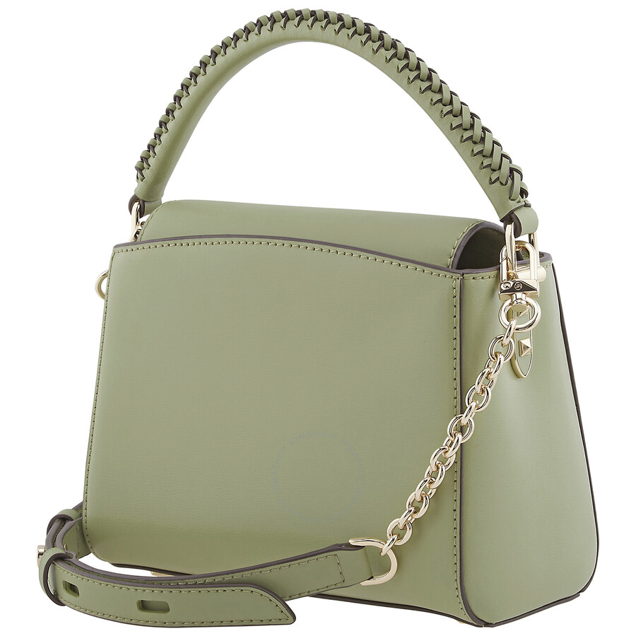 Michael Kors Light Sage Ladies Karlie Small Leather Crossbody Bag
