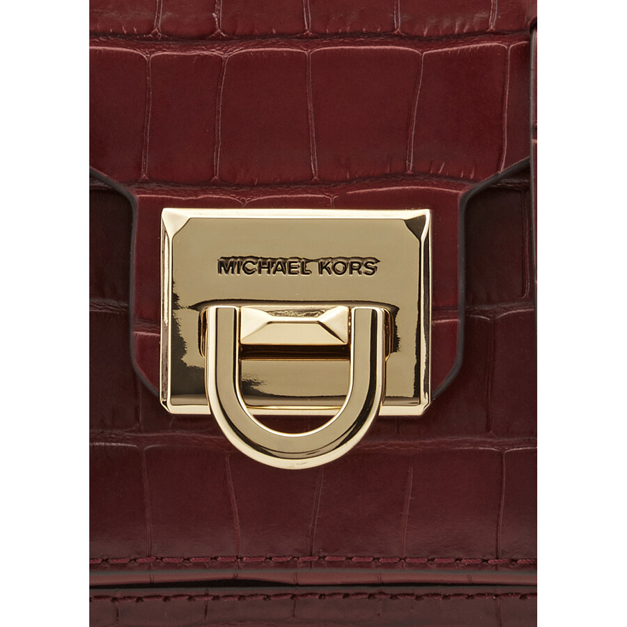 Michael Kors Manhattan Small Embossedleather Messenger Bag 30F9GNCM1E