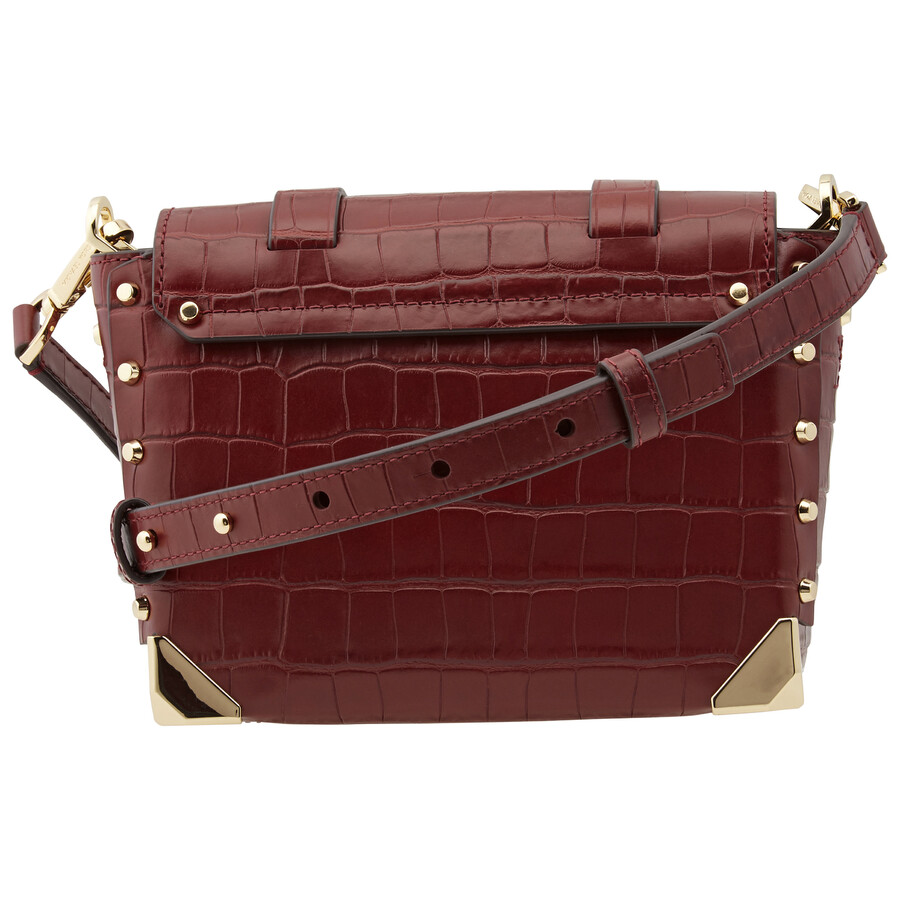 Michael Kors Manhattan Small Embossedleather Messenger Bag 30F9GNCM1E