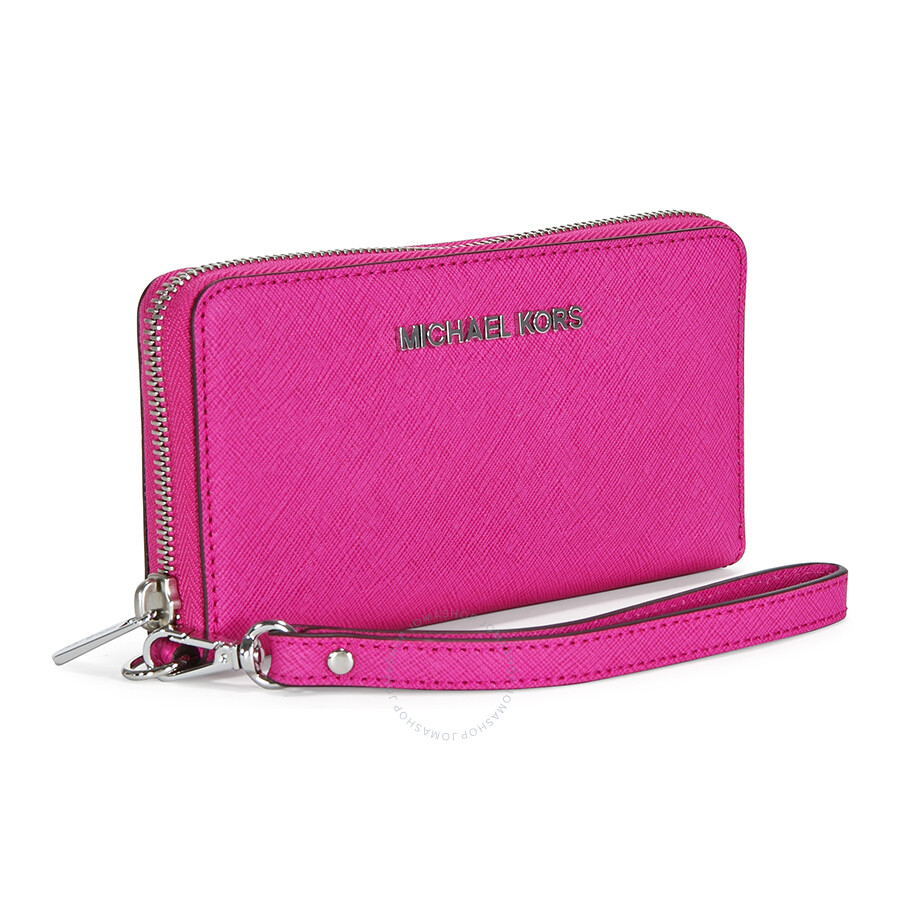 michael kors wallet fuchsia
