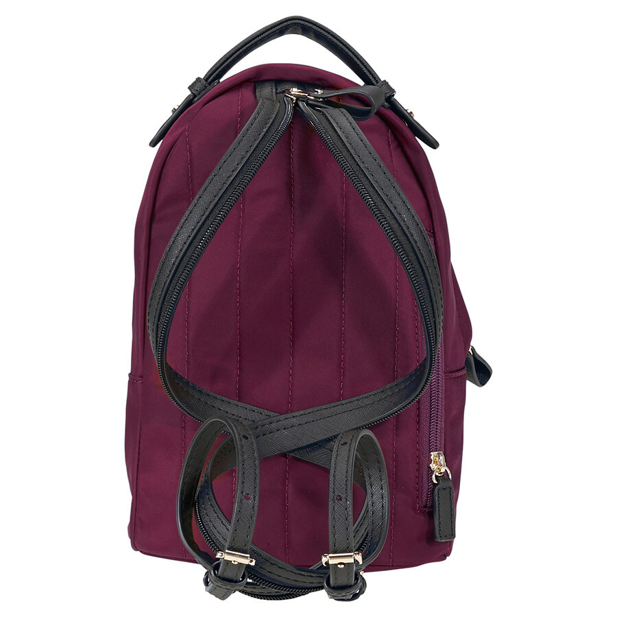 Michael Kors Nylon Kelsey Backpack Plum 30F8GO2N5C633 192317863505 Handbags, Nylon Kelsey