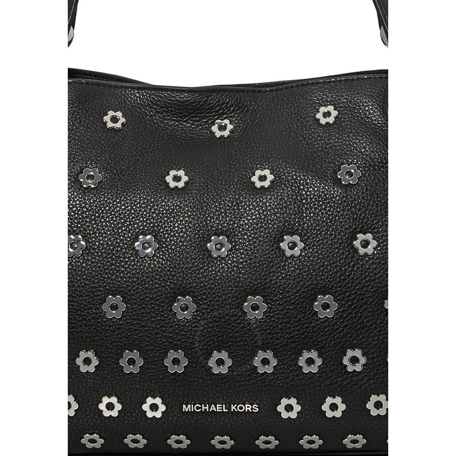 Michael Kors Raven Large Leather Shoulder Bag Black 30S8SRXE4U001