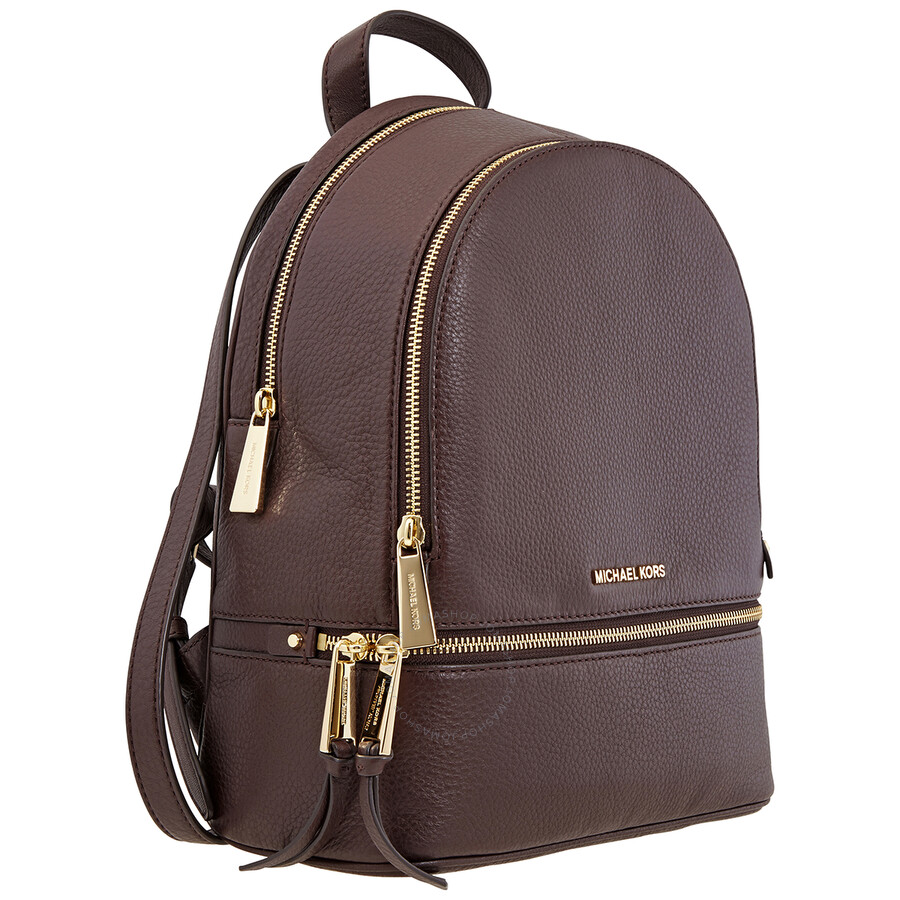 rhea small leather backpack