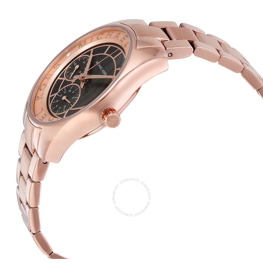Michael Kors Ryland Black Dial Ladies Watch MK6234 796483189423 ...