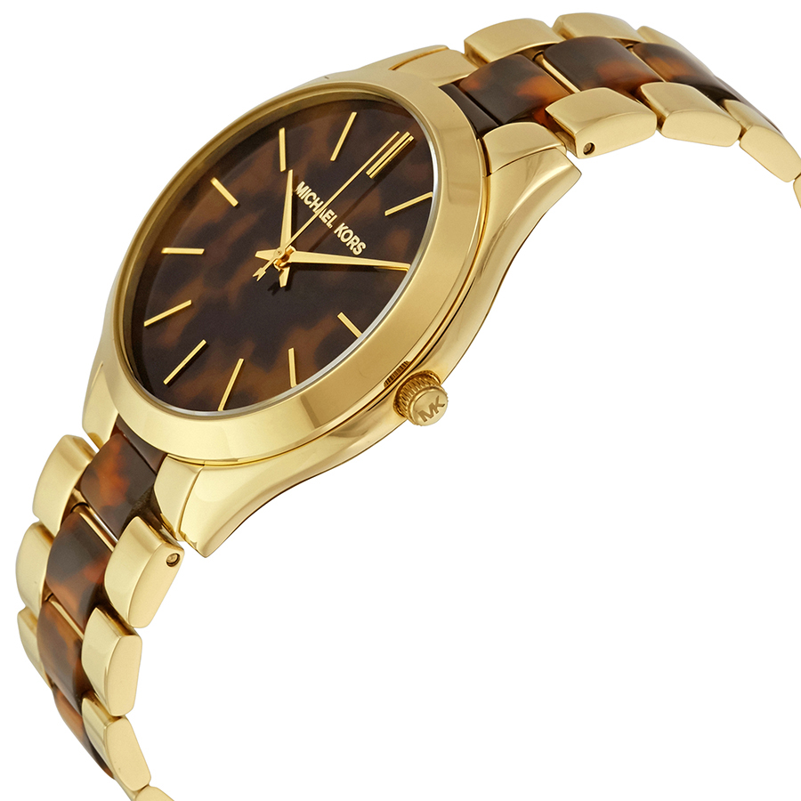 Michael Kors Slim Runway Tortoise-shell 