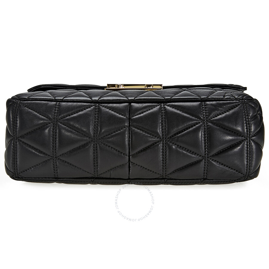 Michael Kors Sloan Extra Large Quilted Shoulder Bag Black 30S7GSLL4L001 190864491301