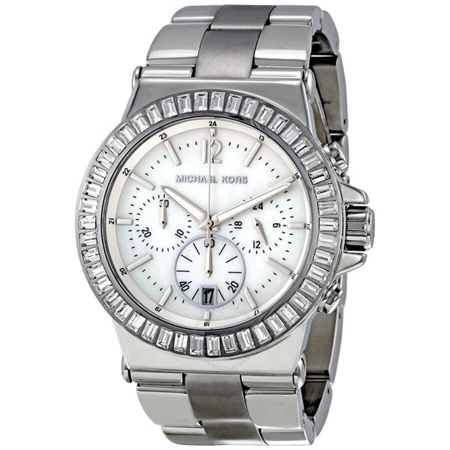 Stainless Steel Chronograph Ladies Watch