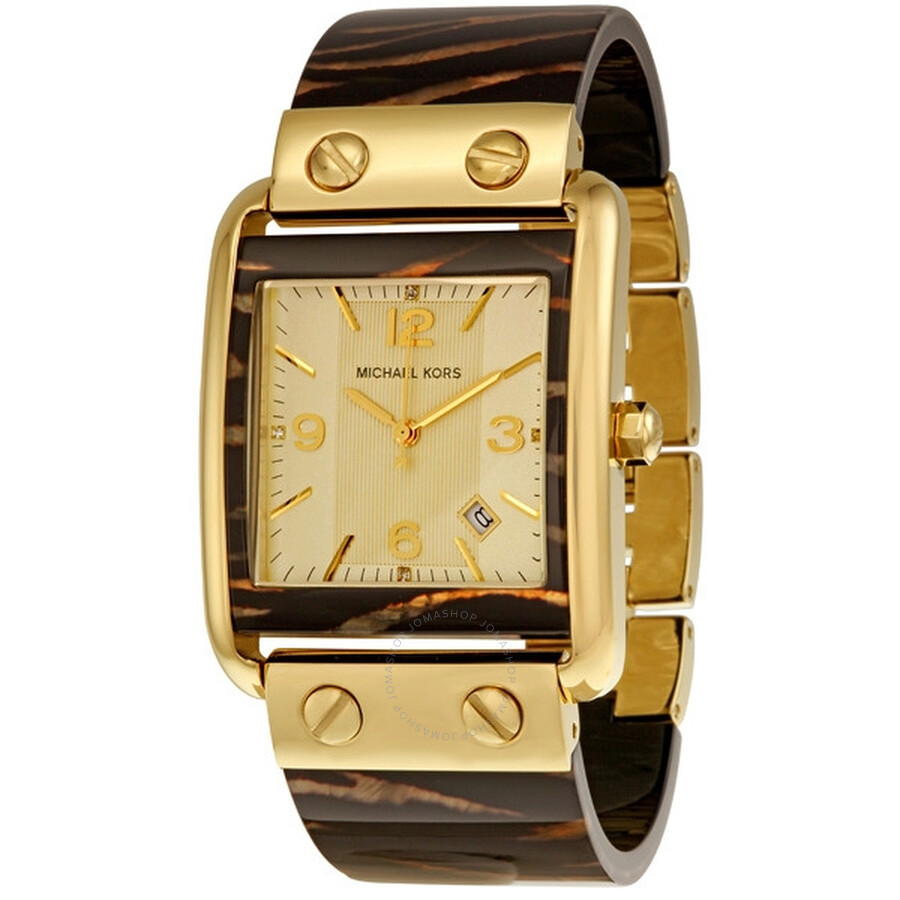 Tiger Acetate Ladies Watch