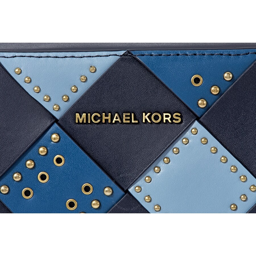 Michael Kors Zip Top Camera CrossBody Bag Admiral/Multi 32H8BF5M2O