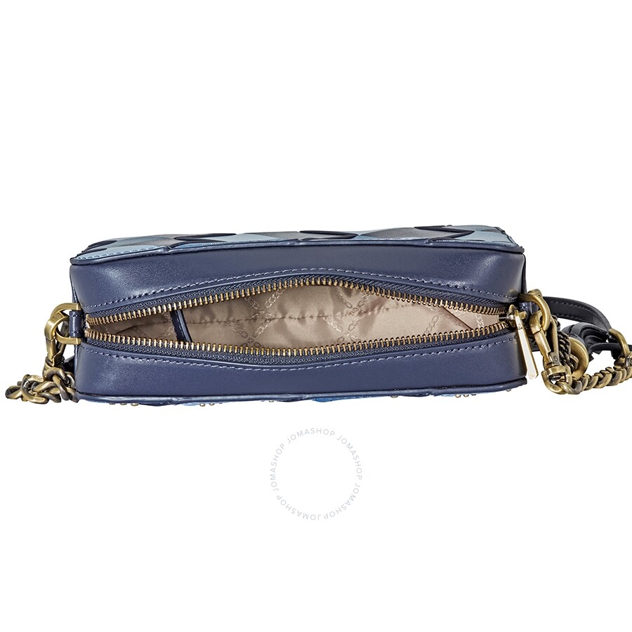 Michael Kors Zip Top Camera CrossBody Bag Admiral/Multi 32H8BF5M2O