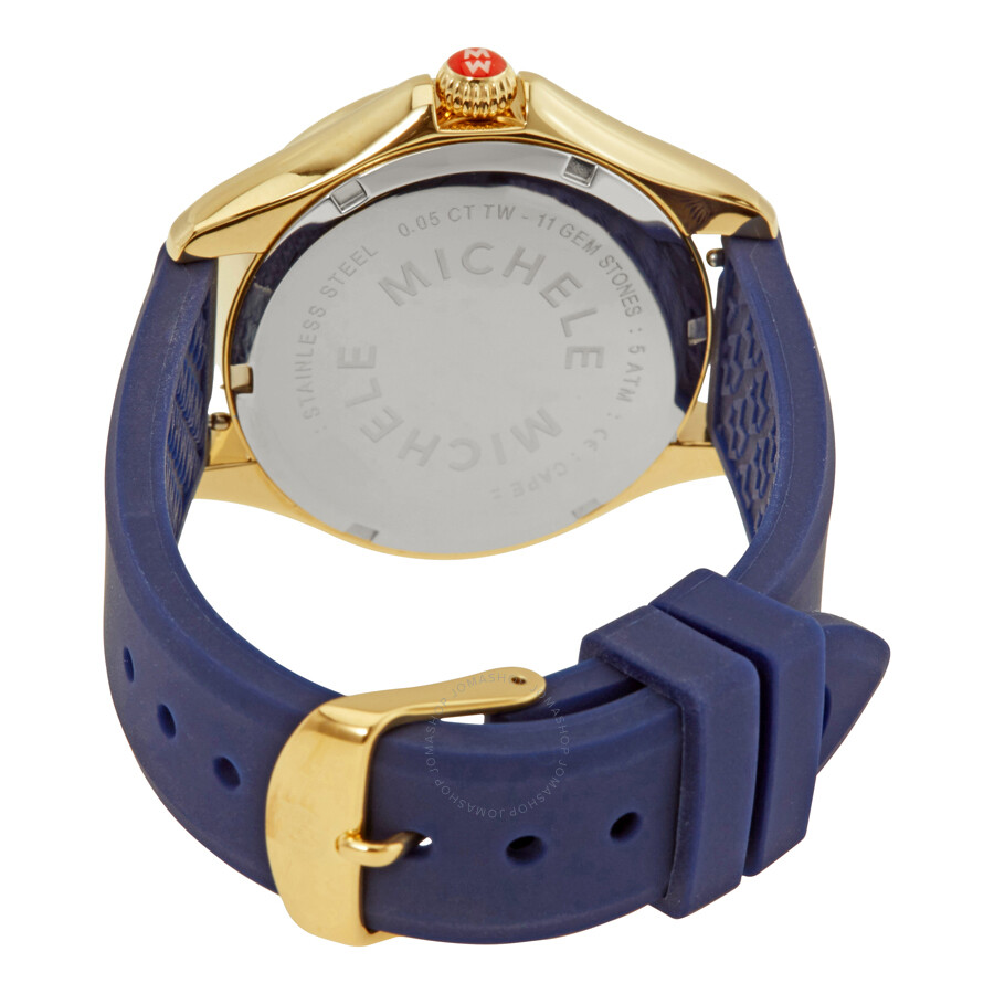 michele cape topaz watch
