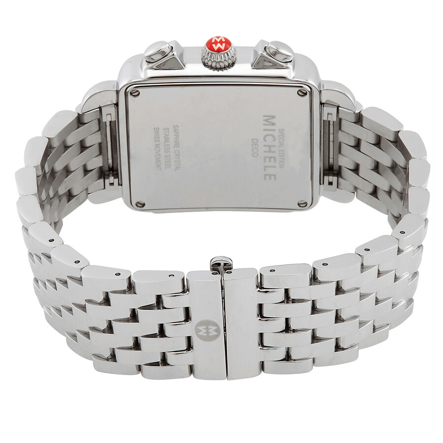 Michele Michele Deco Xl Diamond Mother of Pearl Dial Ladies Watch Mww06z000035 MWW06Z000035