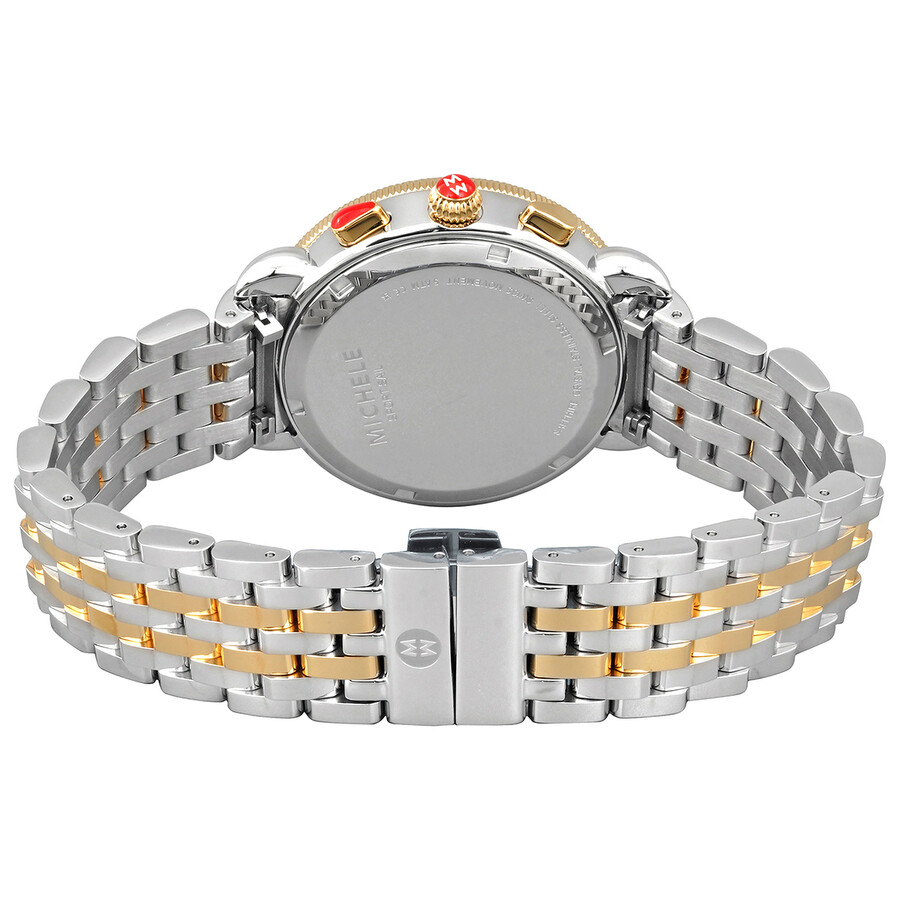 Michele Sport Sail Chronograph Quartz Diamond Blue Dial Unisex Watch