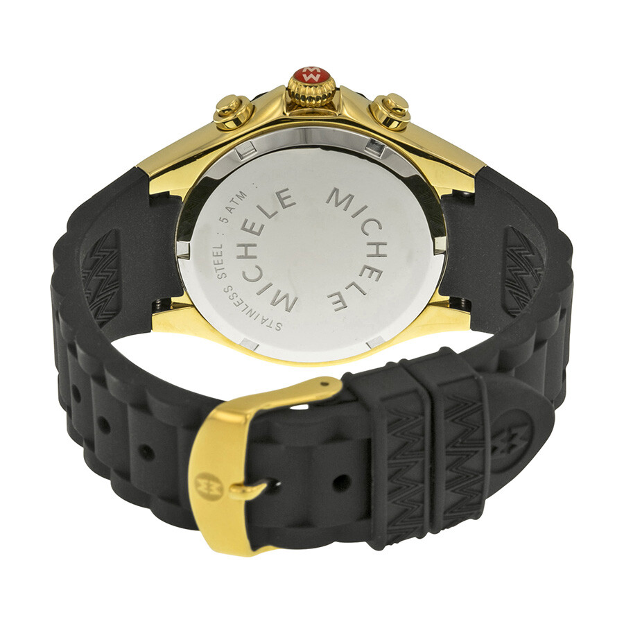 Michele Tahitian Jelly Bean Black Dial Ladies Watch MWW12F000088 099945492506 Watches