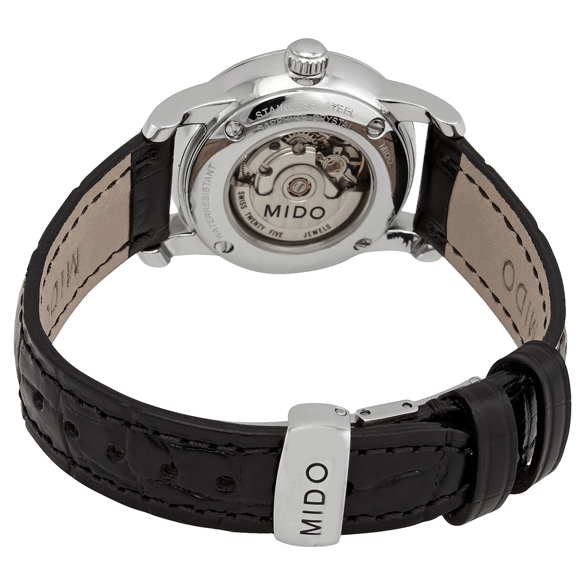 MIDO Baroncelli M7600.4.21.1 Orologio Da Donna, Movimento Automatico, Cassa In Acciaio, Quadrante Elegante, Fondo A Vista