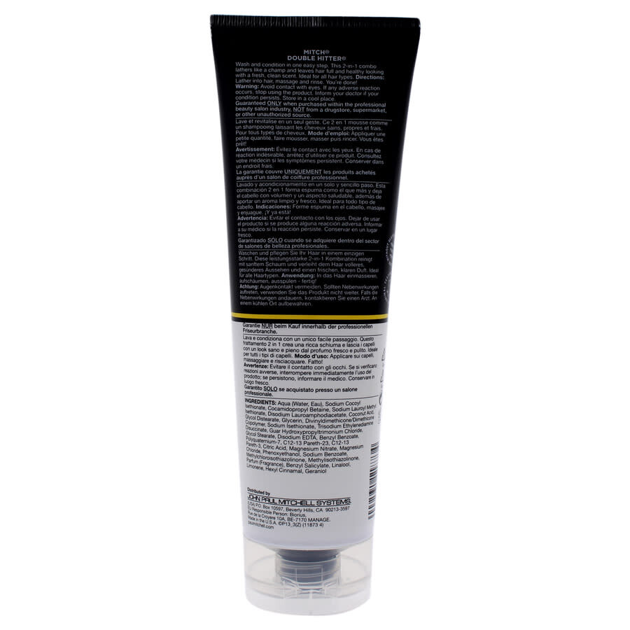 Paul Mitchell Mitch Double Hitter SulfateFree 2in1 Shampoo and