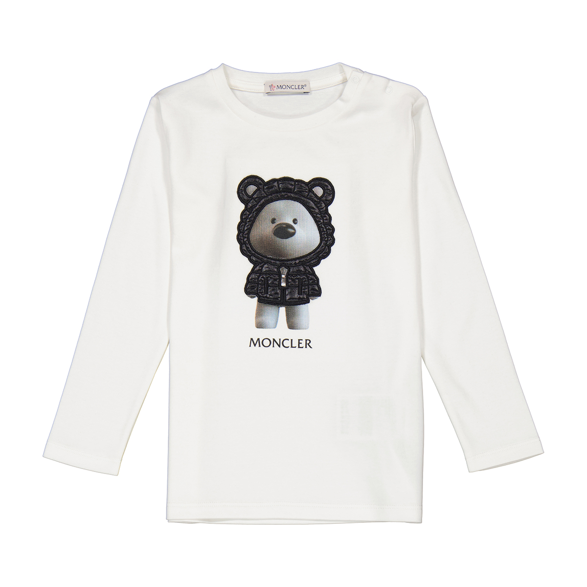 Moncler Enfant Baby Girls Bear Print T-Shirt in White