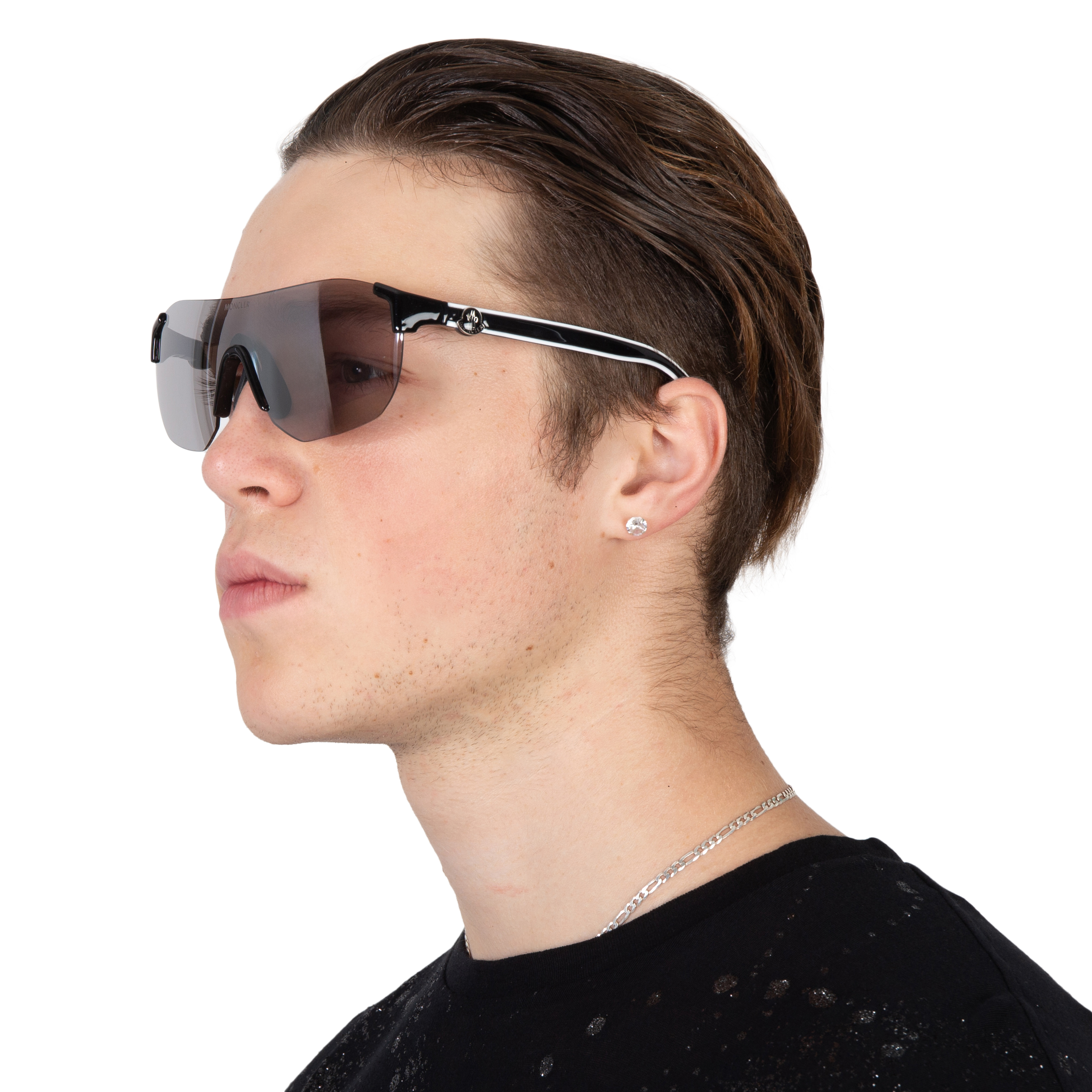 Moncler Smoke Mirrored Shield Men