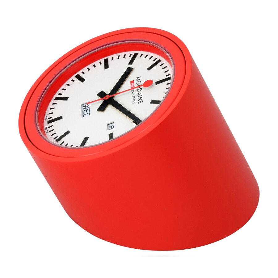 Mondaine Railways Desk Clock A667.TUBE.30SBB 7611382558664