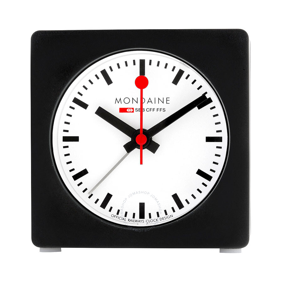 White Dial Black Tone Unisex Desk Clock