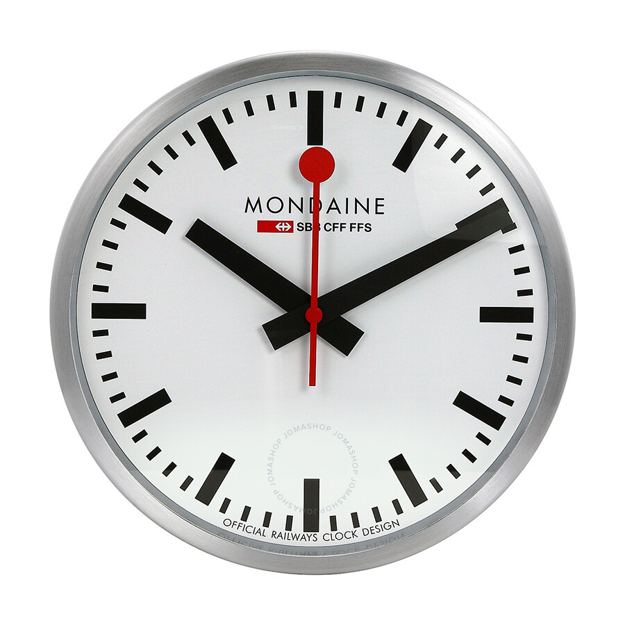 White Dial Stainless Steel Clock A990CL16SBB