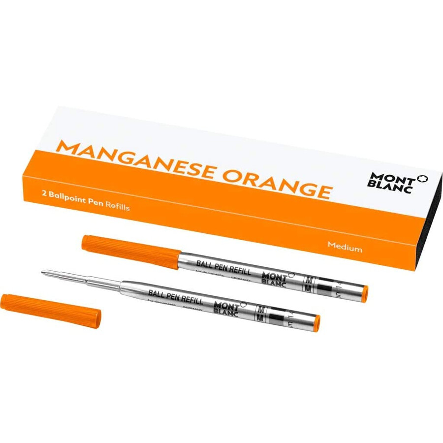 Montblanc 2 Ballpoint Pen Refills (M) Lucky Orange 115977 4017941831514