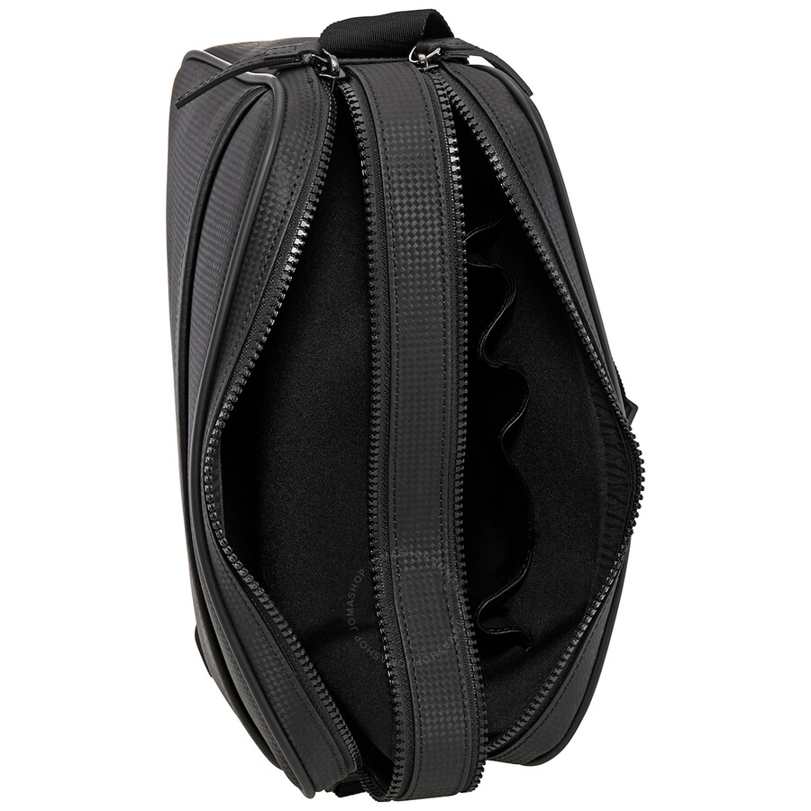 Montblanc Black Extreme Double Zip Messenger Bag 116767 4017941848185