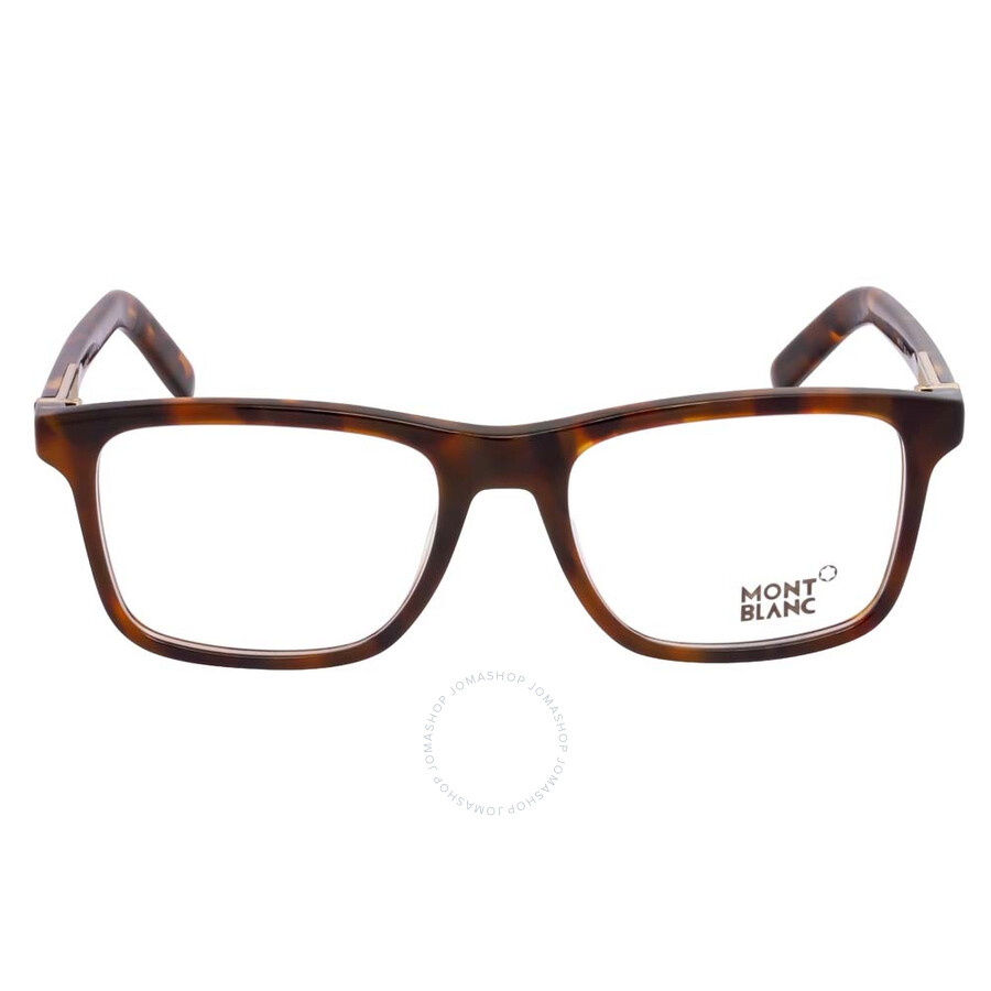 Eyeglasses Mont Blanc MB 0737 052 Dark Havana Clear Lens
