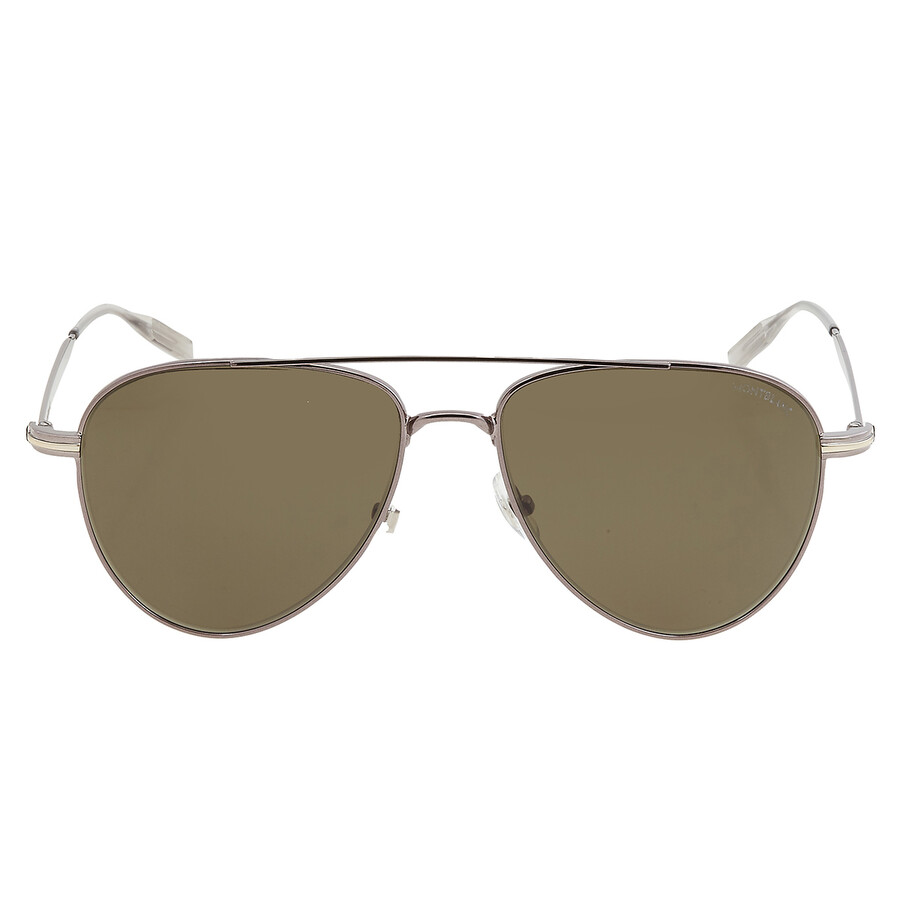 Montblanc Green Pilot Men's Sunglasses MB0235S 002 57 889652400181