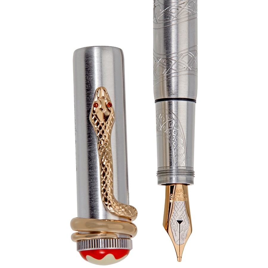 Montblanc Heritage Rouge et Noir Solitaire Serpent Fountain Pen 116554