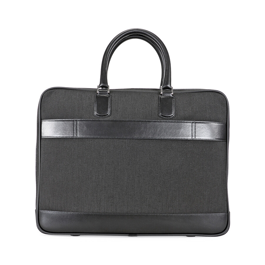 Montblanc Meisterstuck Canvas Briefcase Black 106723 4017941573315 Handbags, Meisterstuck