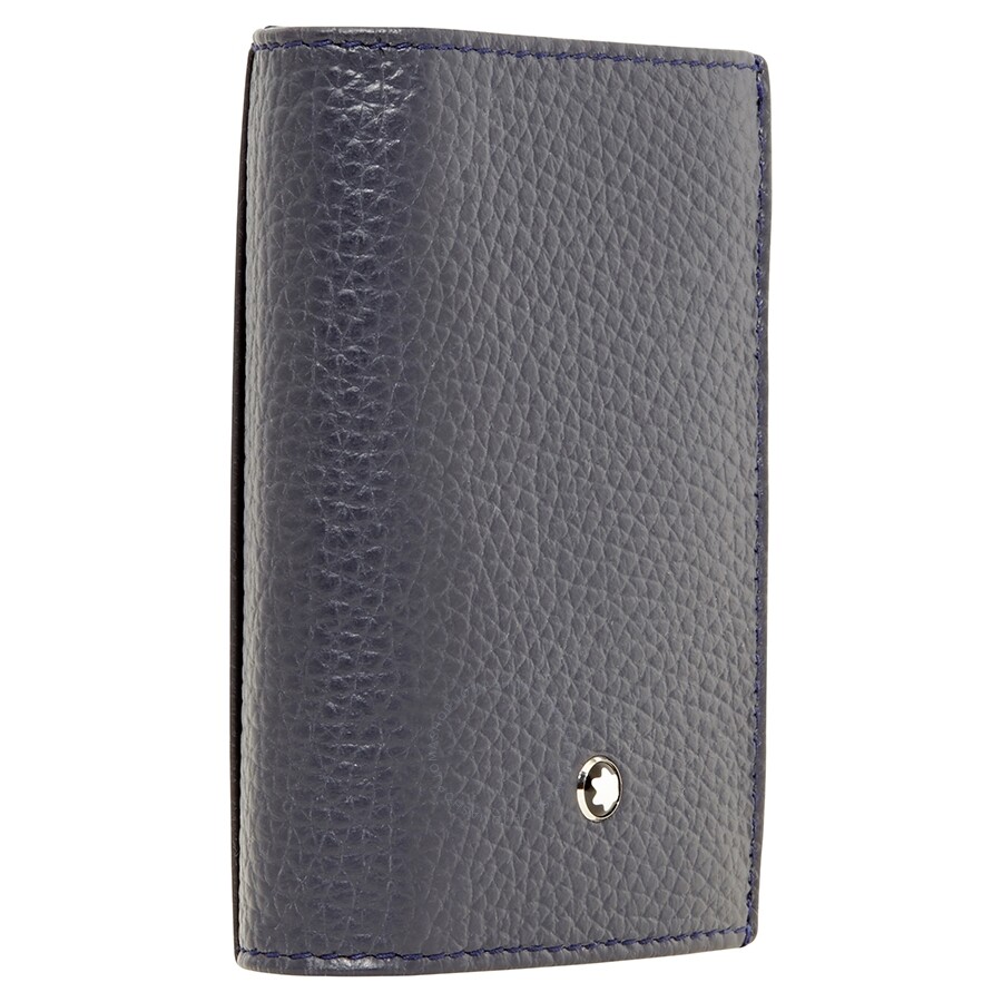 Montblanc Meisterstuck Soft Grain Business Card Holder Blue 116744