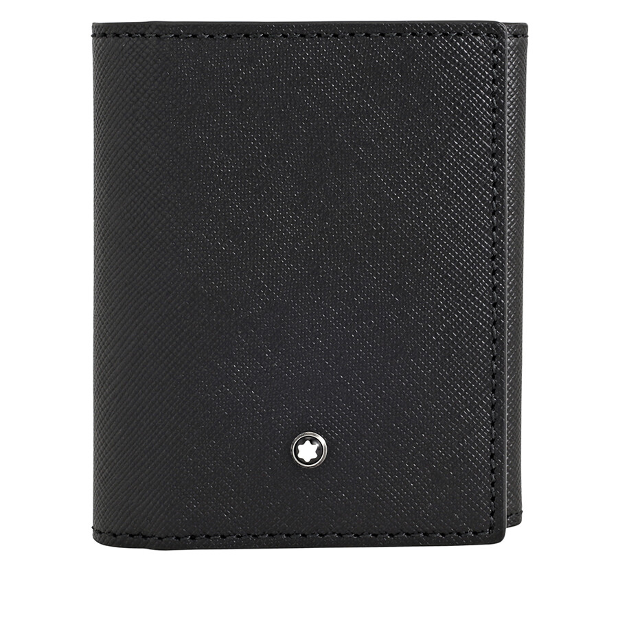Montblanc Sartorial Trifold Business Card Holder Black 116388