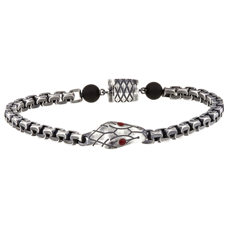 Montblanc Snake Motif Men's Bracelet Size 63 12405363 4017941953698