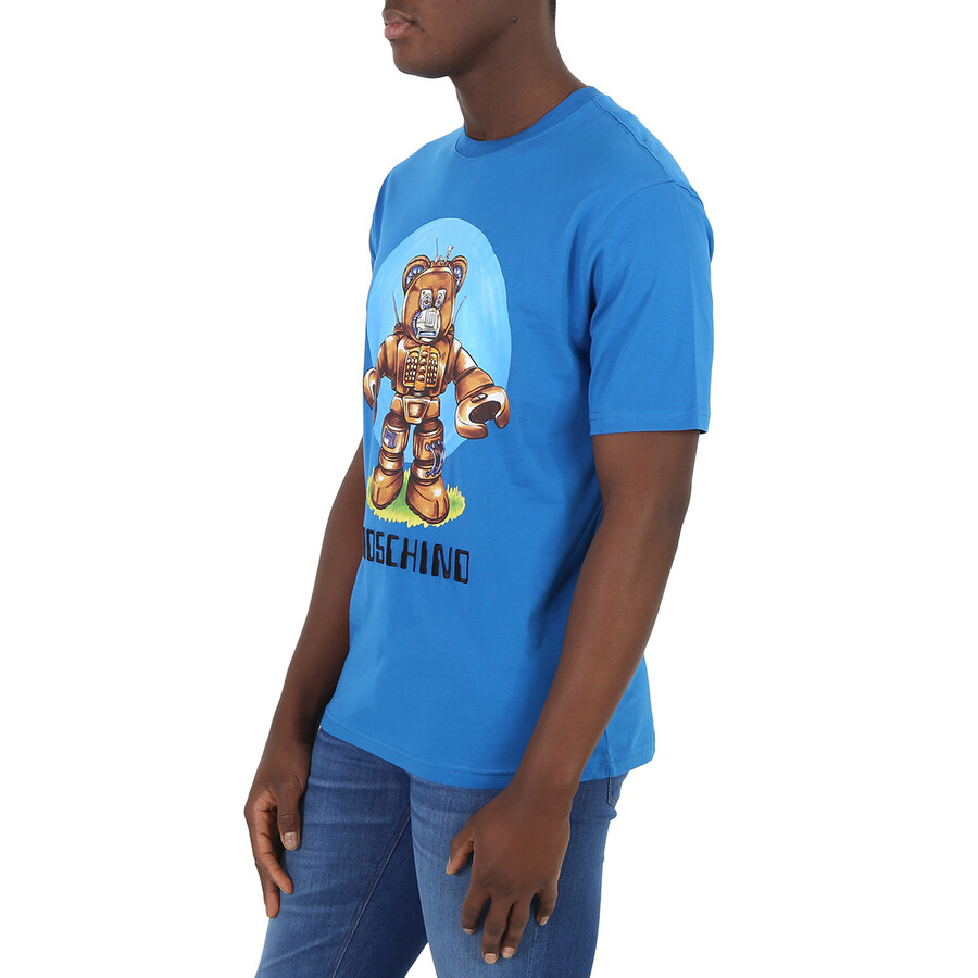 moschino blue t shirt